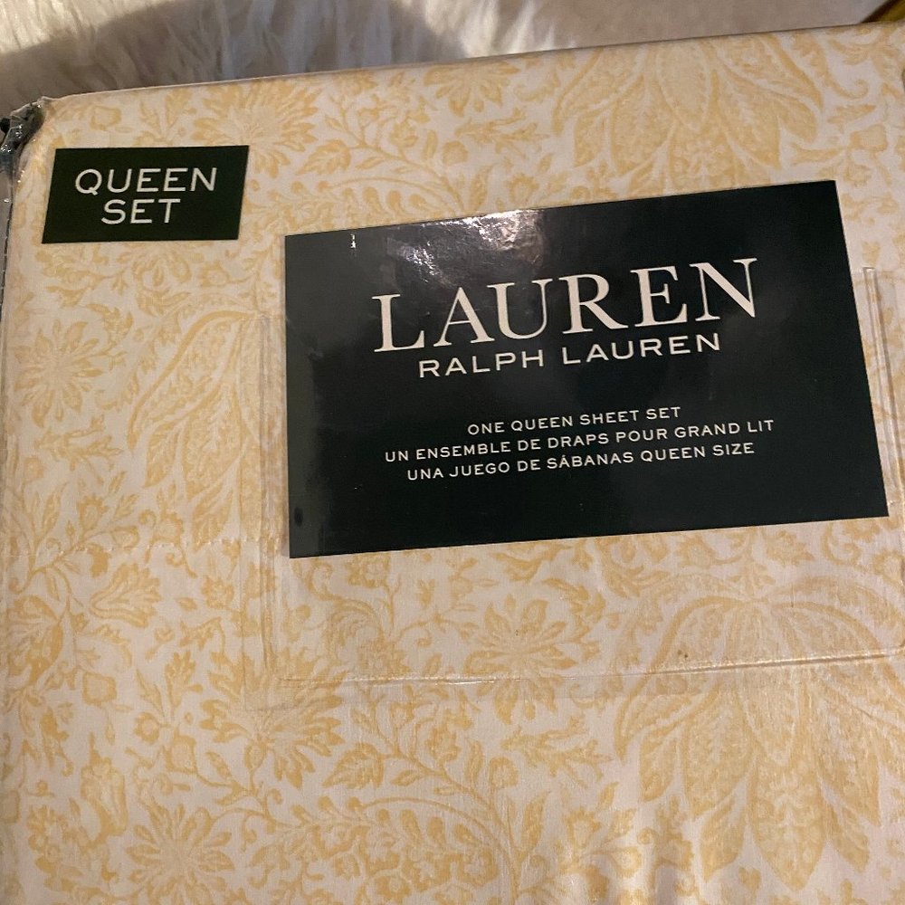 Ralph Lauren Queen sheet set